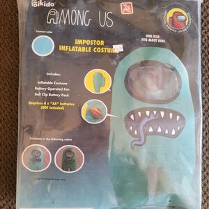 Among Us Inflatable Impostor Costume - Teal